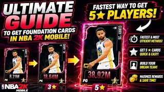 FASTEST Way to get Foundation Cards and 5 Star Your Players in NBA 2K Mobile! screenshot 4