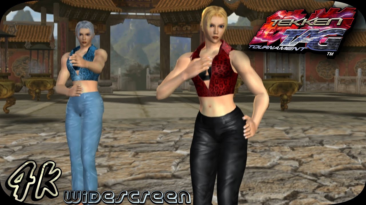 Double Nina Williams | Tekken Tag Tournament(Ps2) Pcsx2 widescreen 4K Playthrough