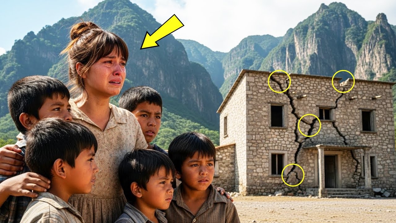 La Pobre Viuda Fue Mandada A Una Casa Rajada En Medio De La Sierra — Pero Las Grietas No Eran...