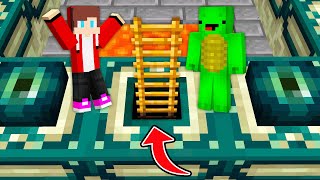 JJ AND MIKEY Found SECRET PASSAGE INSIDE THE END PORTAL in Minecraft ! MIKEY AND JJ SECRET HOUSES !