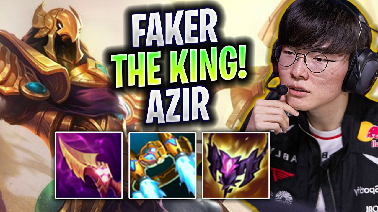 Azir Roshar FAKER THE AZIR KING IS BACK! - T1 Faker Plays AZIR Mid vs Lissandra in ...