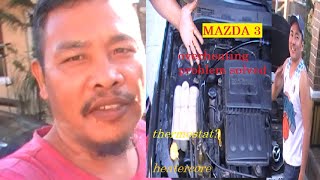 MAZDA 3 OVERHEATING PROBLEM SOLVED?THERMOSTAT,HEATERCORE,BYPASS HOSE...