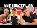 FAMILY FITNESS CHALLENGE | ft MattDoesFitness, Luca & Sairs