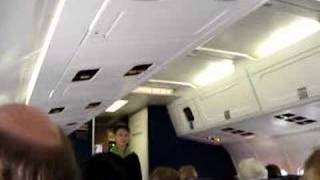 mad safety demo on Kulula flight