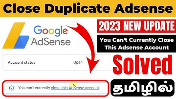 How To Close Google ADSENSE Account 2023 | You Can