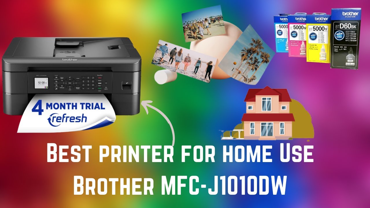 Great Value, Brother Mfc-J1010Dw All-In-One Color Inkjet Printer