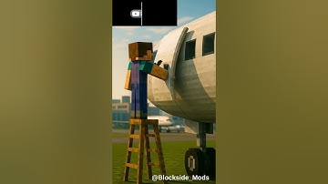Minecraft airplane crafting mod? 1-10? #minecraft #minecraftmod #aeroplane