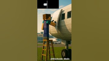 Minecraft airplane crafting mod? 1-10? #minecraft #minecraftmod #aeroplane