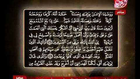 سورة الأحقاف من الآية 15 16