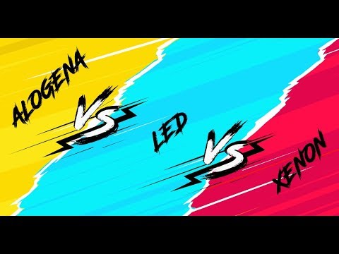 Alogena, Led, Xenon
