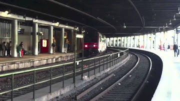 Metro Paris - RER C arrivals at Champ de Mars Tour Eiffel