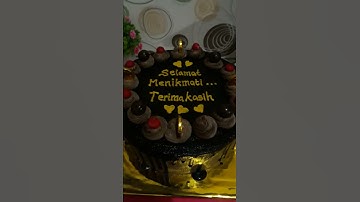 Thumbnail of kue ucapan terimakasih utk pemenang lomba upload foto syantik by dianshop tart ultah