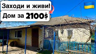 🇺🇦 Заходи и живи! Дом в селе за 2100$ Продажа недвижимости за копейки! Всё есть Уютное тихое село!