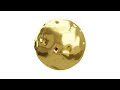 Abstract Fluid Golden Ball Simulations Blender 2.82