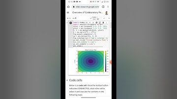 contour plot in Google Colab in python.1080p
