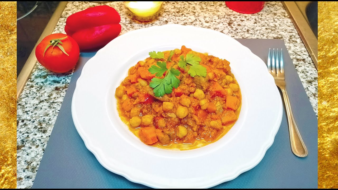 🌟✔ Guiso de Garbanzos con carne, rico y fácil || Rich and easy chickpea and meat stew