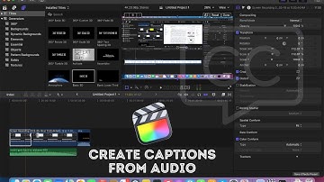 How To Create Captions from Audio in Final Cut Pro (FCP)