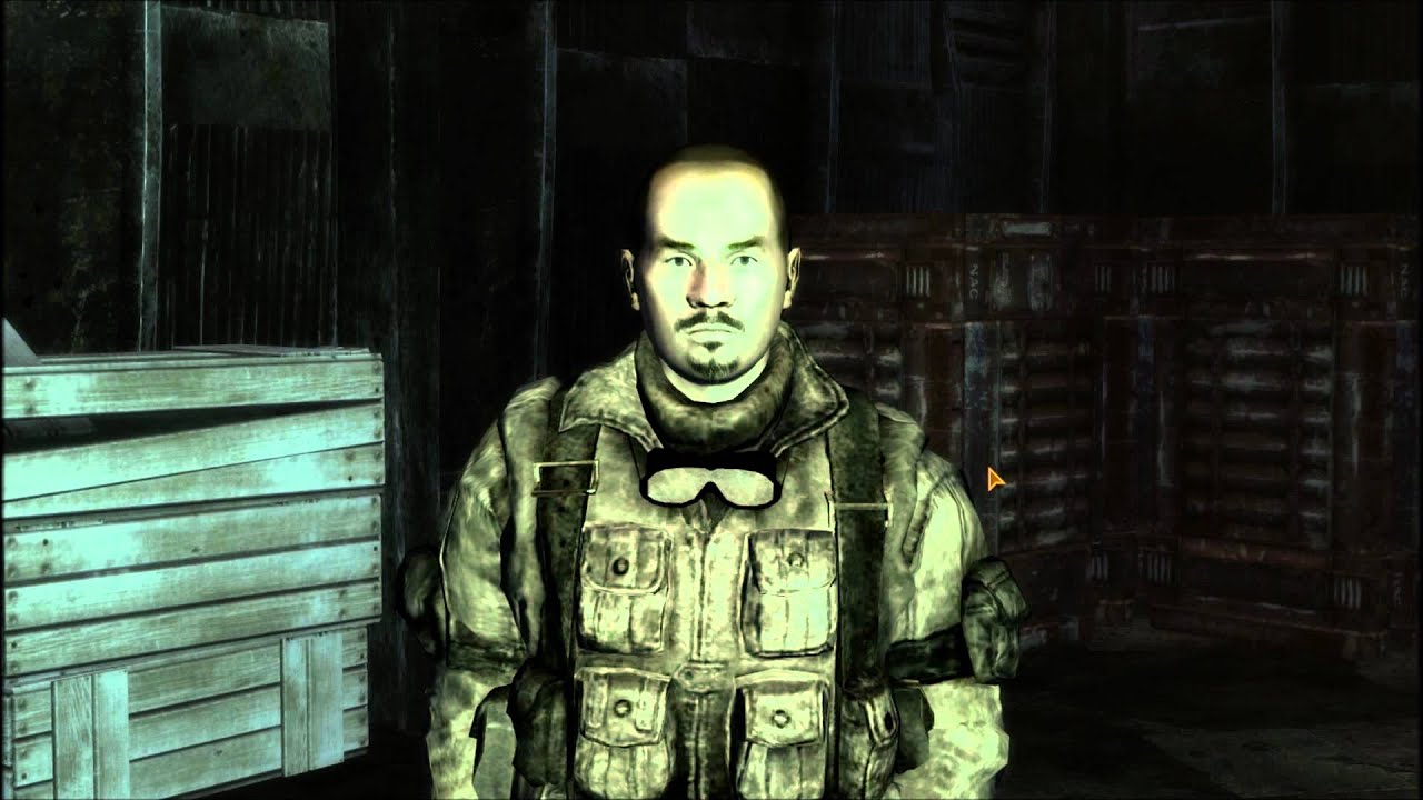 Fallout New Vegas Camp McCarran part 6 of 8 Dr. Kemp, Farber, and