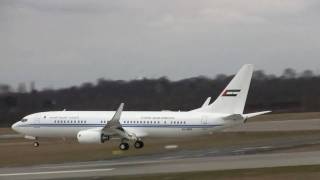 Dubai Air Wing Boeing 737-8EC(BBJ2) am Flughafen Düsseldorf