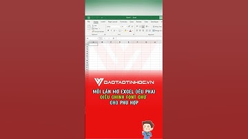 Điều chỉnh Font chữ trong Excel nhanh chóng #daotaotinhoc #tinhocvanphong #excel