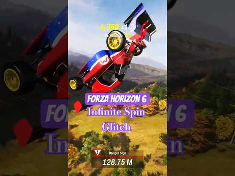 Forza Physics Just Completely BROKE Infinite Spin Glitch #forzahorizon6 #fh6 #glitch #shorts