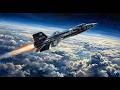 X-15 NASA Research Plane. Test Flights Over Edwards Air Force Base. (1966) 2160p 50fps