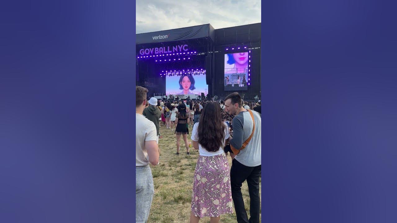 aespa's beat drop at their first big show in NYC | Governors Ball Music Festival NYC