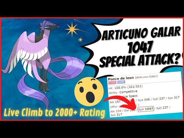 SS OU - Articuno-Galar OU Balance Team