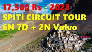 Budget Spiti Valley Circuit Tour from Delhi - 6N7D + 2N Volvo - 17.5K All Inclusive 2023