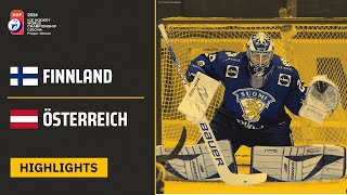 Thumbnail for Finnland vs. Österreich | Highlights - 7. Spieltag, Eishockey-WM 2024 | SDTV Eishockey