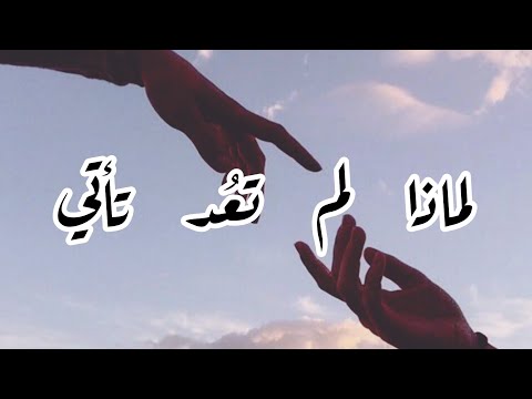 شعر فصيح إلقاء سارة حمد لماذا لم ت ع د تأتي فصيح غزل حب قصيدة أبوتمام فصحى اشعار