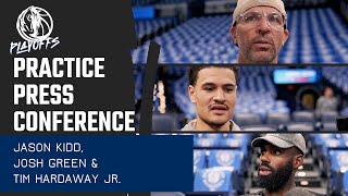 Jason Kidd, Josh Green & Tim Hardaway Jr. | Practice Press Conference | 05/08/24