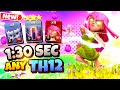 Th12 Yeti Super Archer Attack Strategy With 6 Bat Spell !! Best Th12 Attack Strategy Clash of Clans