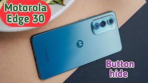 Back Button Setting In Motorola Edge 30, How To Hide Back Button In Motorola Edge 30,