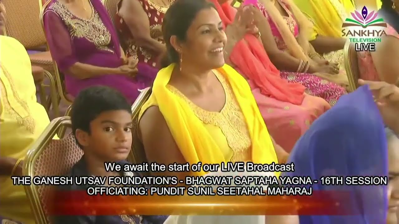 The Ganesh Utsav Foundation 16th Session Bhagwat Saptaha Yagna Offi Pt Sunil Seetahal Maharaj