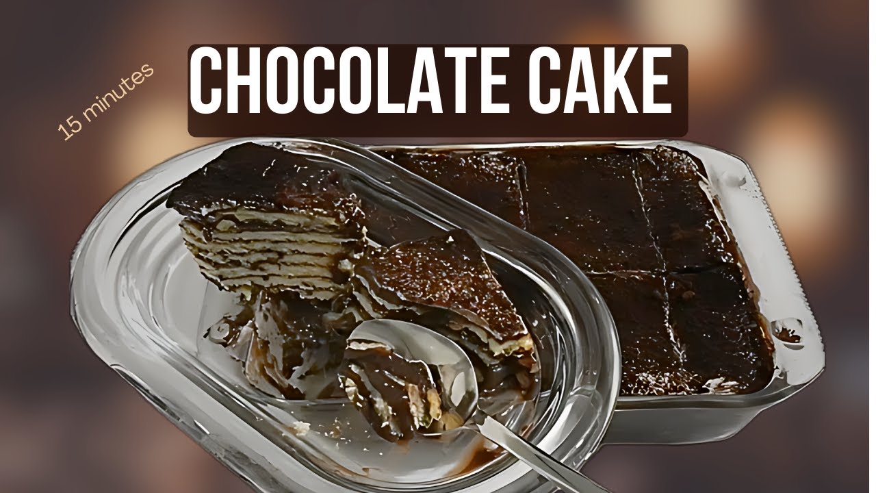 Refrigerated Chocolate Cake🍪🍫🍩کیک شکلاتی یخچالی #recipe - YouTube