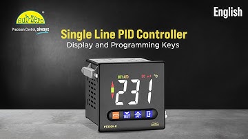 PT230A-K : PID Temperature controller - Display and Programming Keys (English)
