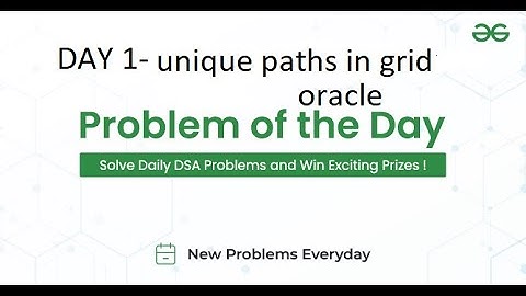Unique Paths in a Grid || Fully Explained ||23 FEB || GFG POTD||JAVA CODE