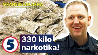 Tullen tar 330 KILO narkotika - värt 50 miljoner kronor | Gränsbevakarna Sverige | Kanal 5 Sverige