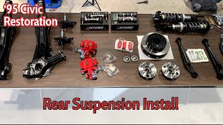 Rear Suspension Install - 1995 Civic Restoration Part 12 by E-Dod 1,839 views 1 year ago 11 minutes, 16 seconds