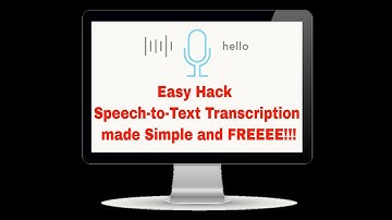 Easy Hack | Speech-to-Text Transcription Done Simply in Windows