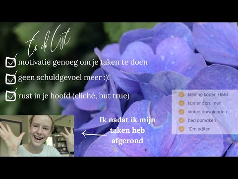 Productieve Avond | to do list afvinken & wandelen