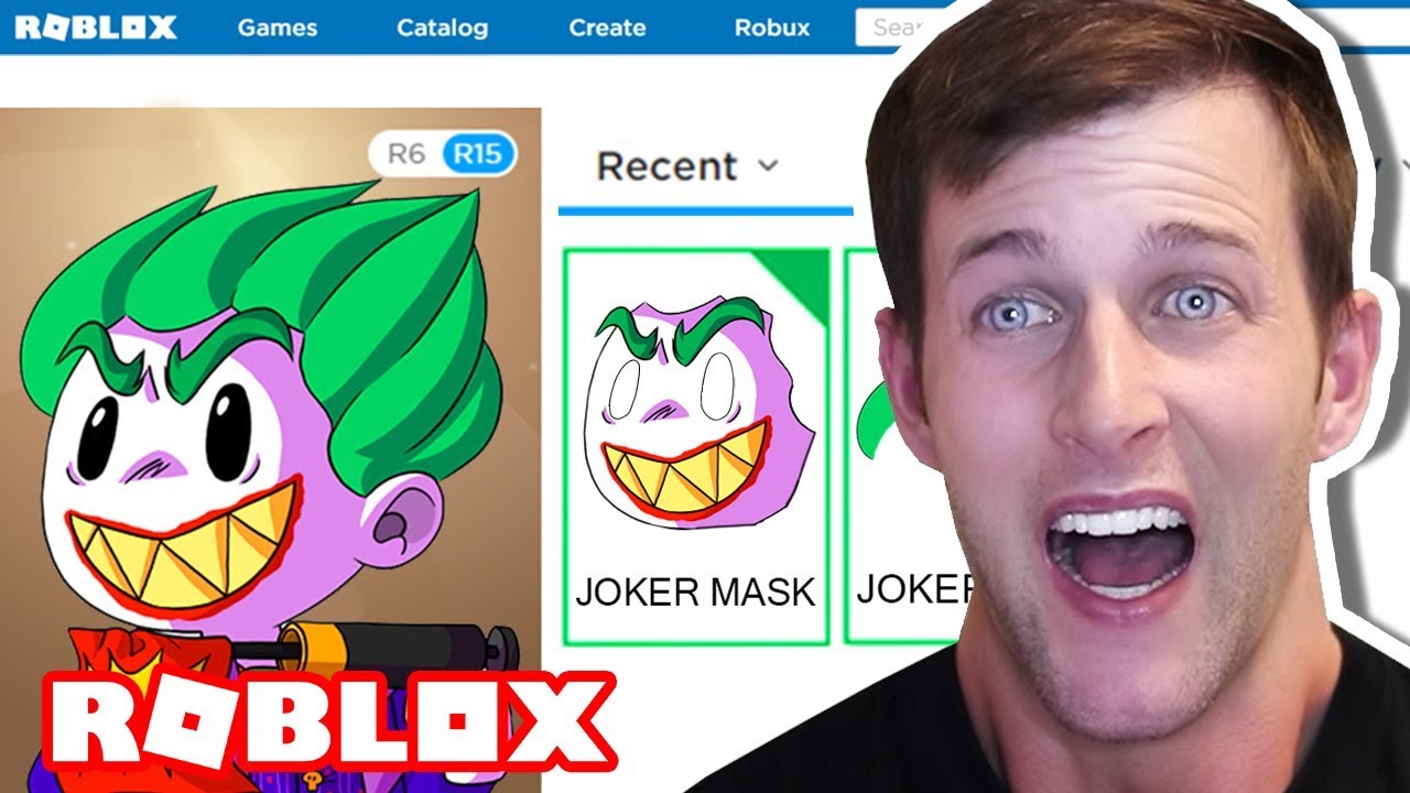 Roblox Making The Joker A Roblox Account Youtube - joker face roblox