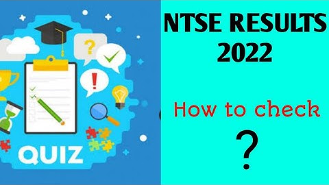 NTSE Results 2022 | How to check NTSE results 2022 | Prathik Kantharaj