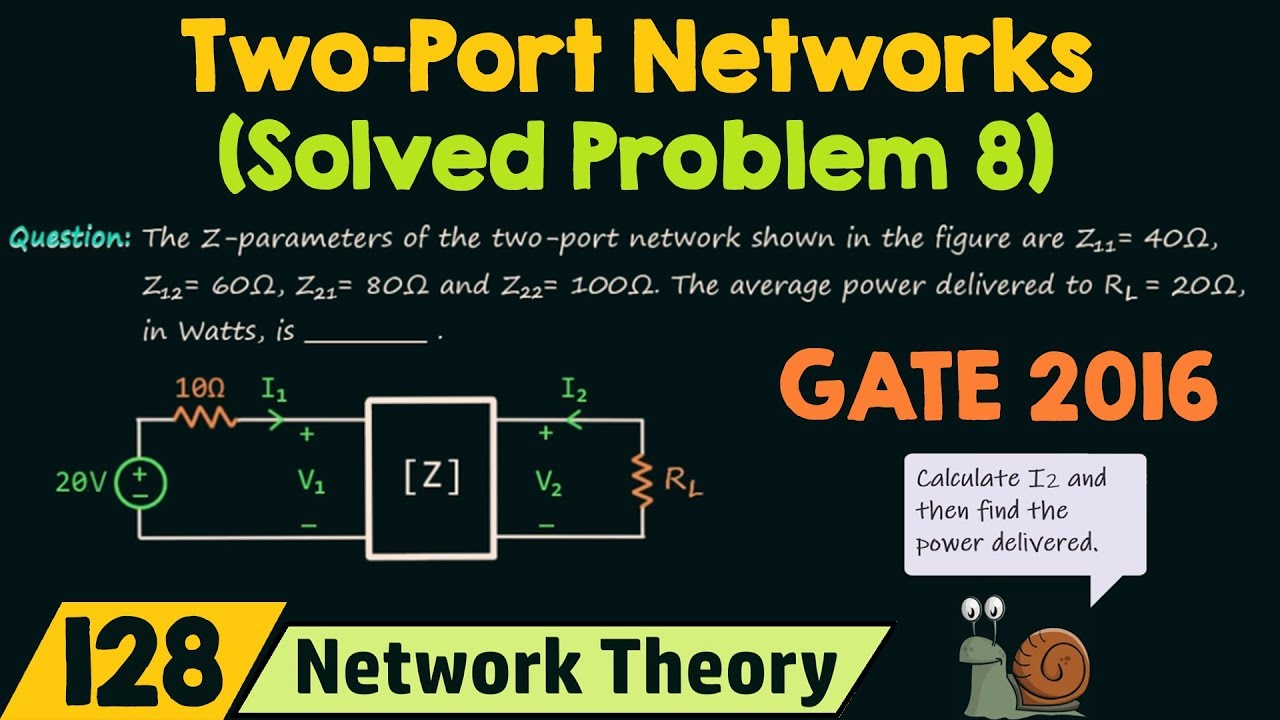 how to solve two port network problems