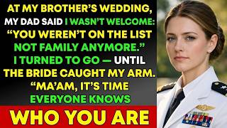 At My Brother's Wedding, My Father Told Me to Leave — Until the Bride Said: Ma'am…