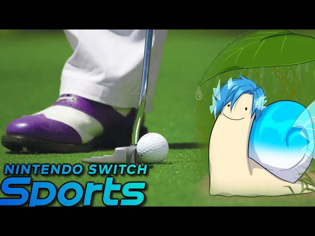 snail plays golf somehow 🐌⛳️ 【Nintendo Switch Sports】のサムネイル