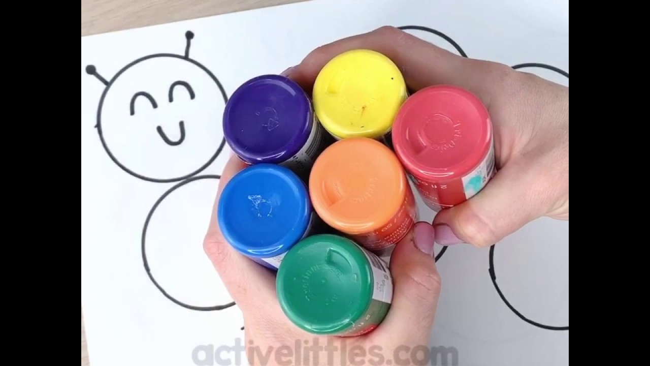 Mess-free baby painting art activity, Video