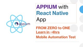 [Vietnamese] Mobile Automation | Appium with ReactNative App for beginners | in ~4 hrs course screenshot 2