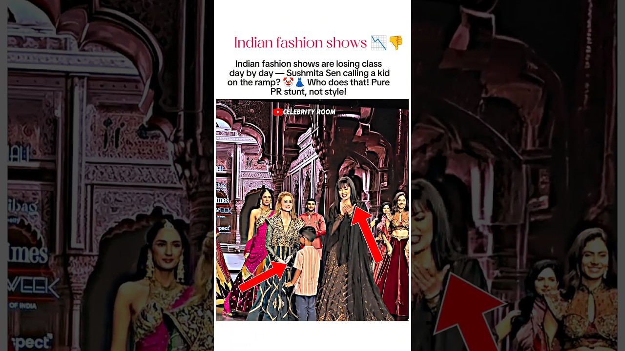 Sushmita Sen Turns Ramp Walk into PR Drama 